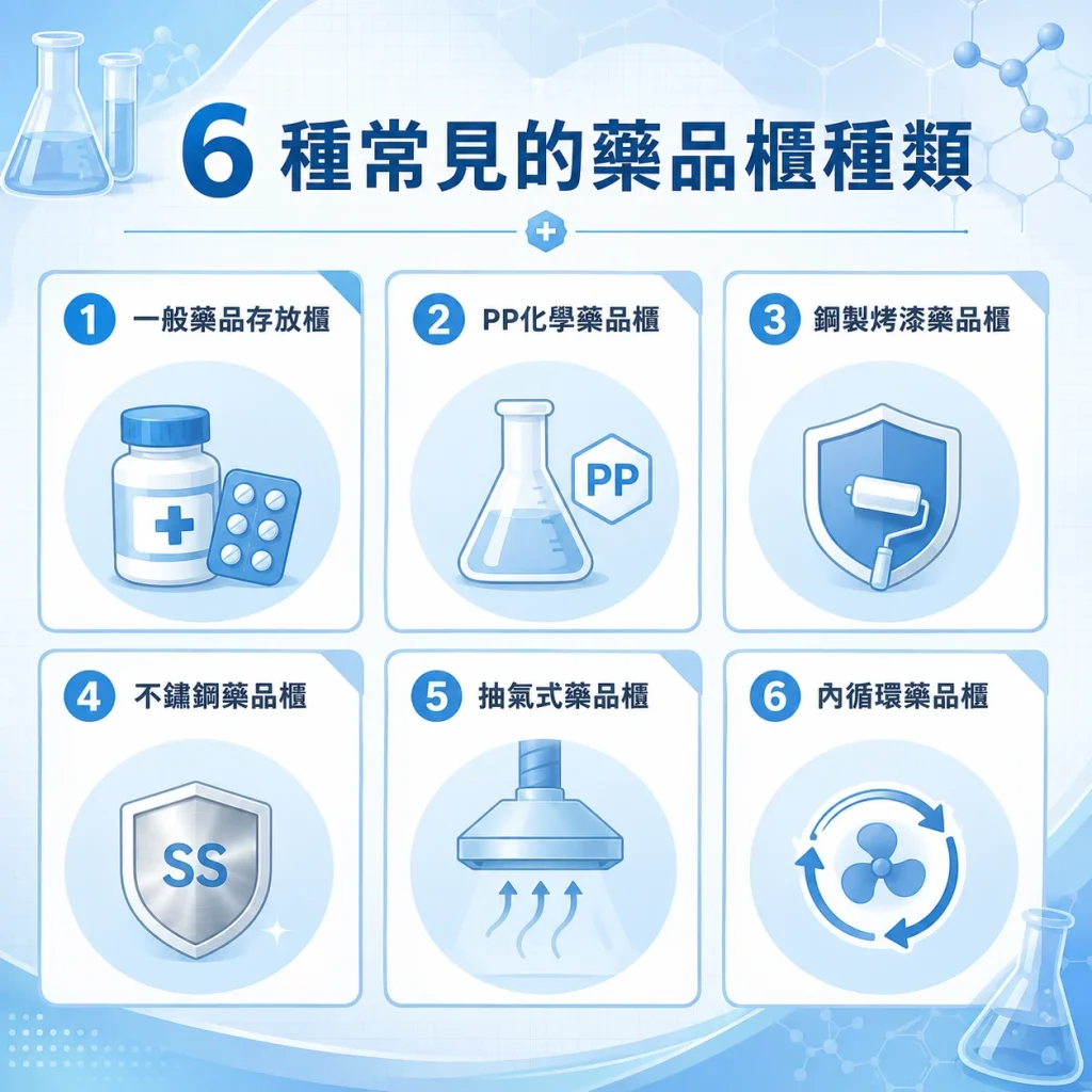 6 種常見的藥品櫃種類